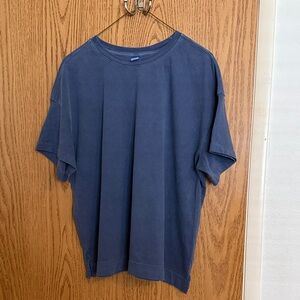 Old Navy Short Sleeve Vintage Crew Neck T-Shirt Vo,canic Glass Blue Size L